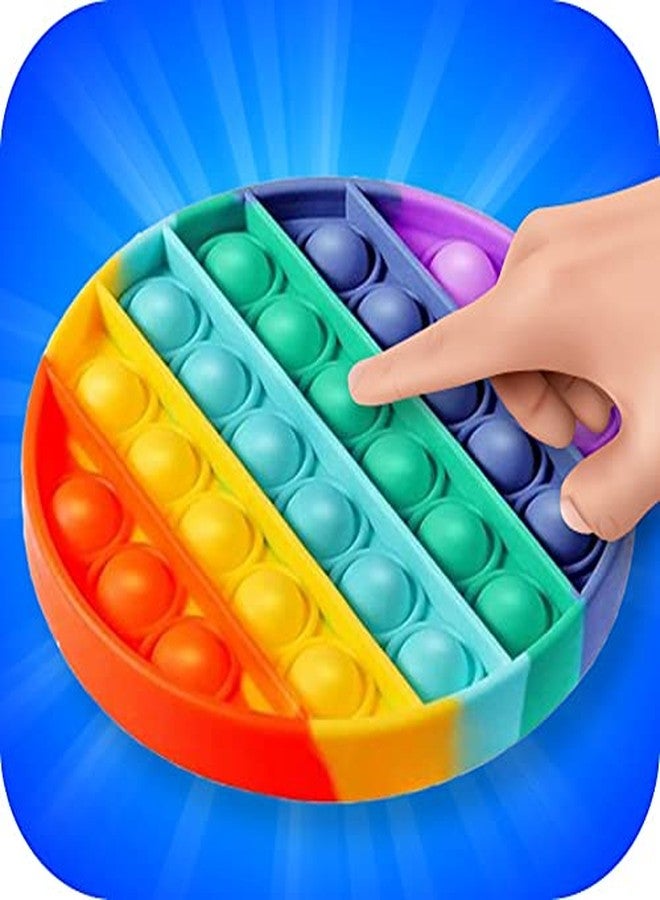 Evisha Pop It Push Pop Bubble Stress Anxiety Fidget Sensory Toy for Autism Stress Relief (Multicolored) - Image 2